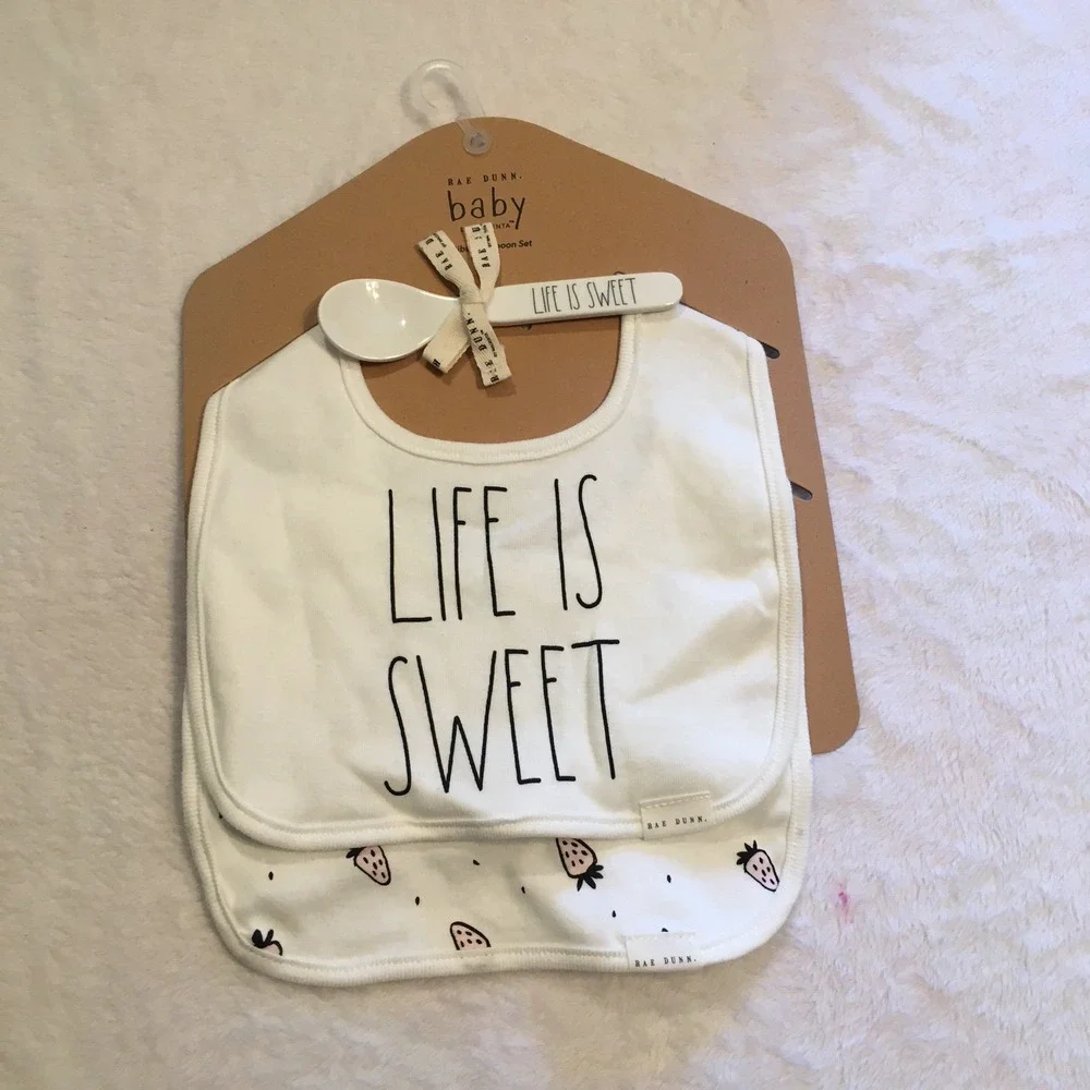 New Rae Dunn‎ bib a spoon
